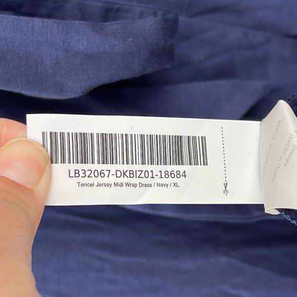 Quince Blue Tencel Lyocell Wrap Maxi Dress XL | Minimalist Quiet Luxury NWT - Picture 13 of 13